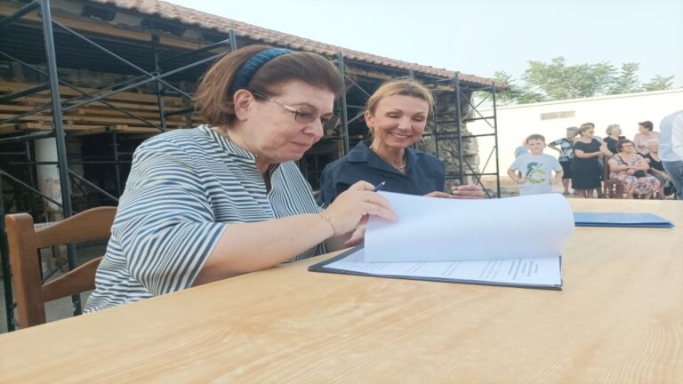 Λάρισα: Υπογράφηκε Μνημόνιο συνεργασίας μεταξύ του Υπουργείου Πολιτισμού και της Ένωσης Εφοπλιστών στη Φαλάνη