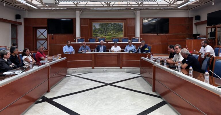 Κέρκυρα: Συνεδρίασε το Περιφερειακό Επιχειρησιακό Συντονιστικό Όργανο Πολιτικής Προστασίας