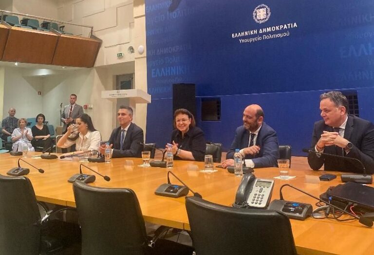 Τελετή παράδοσης – παραλαβής στο Υπουργείο Πολιτισμού: Ο Χρίστος Δήμας παρέδωσε στον Ιάσωνα Φωτήλα