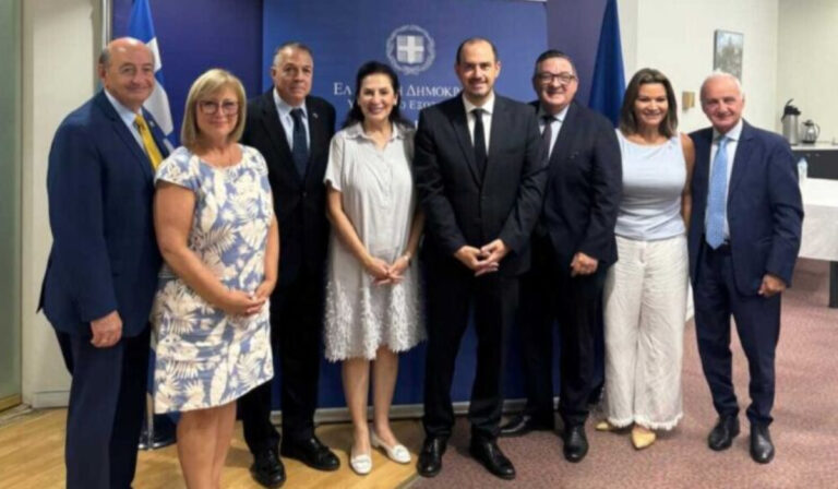 Συνάντηση ΥΦΥΠΕΞ Γ. Κώτσηρα με αντιπροσωπεία της Παγκόσμιας Διακοινοβουλευτικής Ένωσης Ελληνισμού