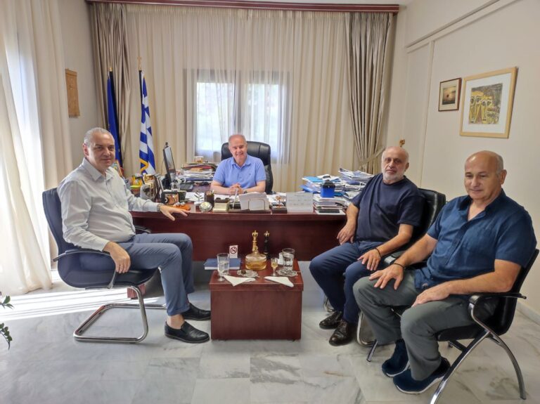 Με τον δήμαρχο Τεμπών η διοίκηση της ΑΕΝΟΛ