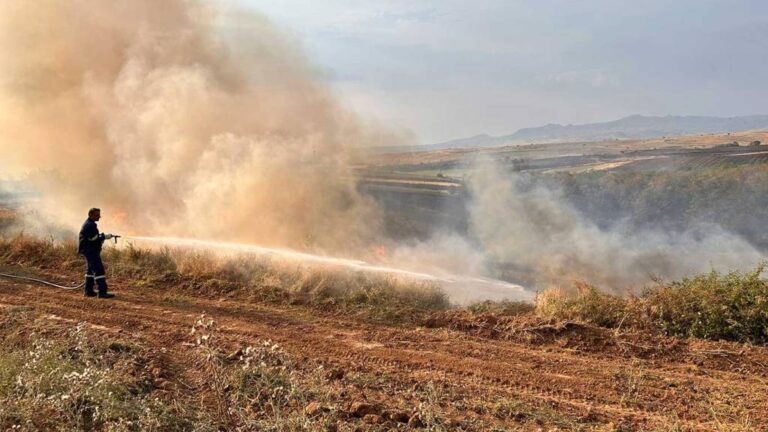 Φλώρινα: Κατάσβεση φωτιάς στις κοινότητες Μεσοχωρίου και Μαρίνας