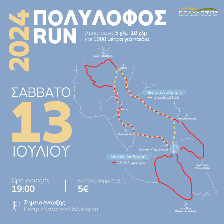 Μεσσηνία: Πολύλοφος Run 2024