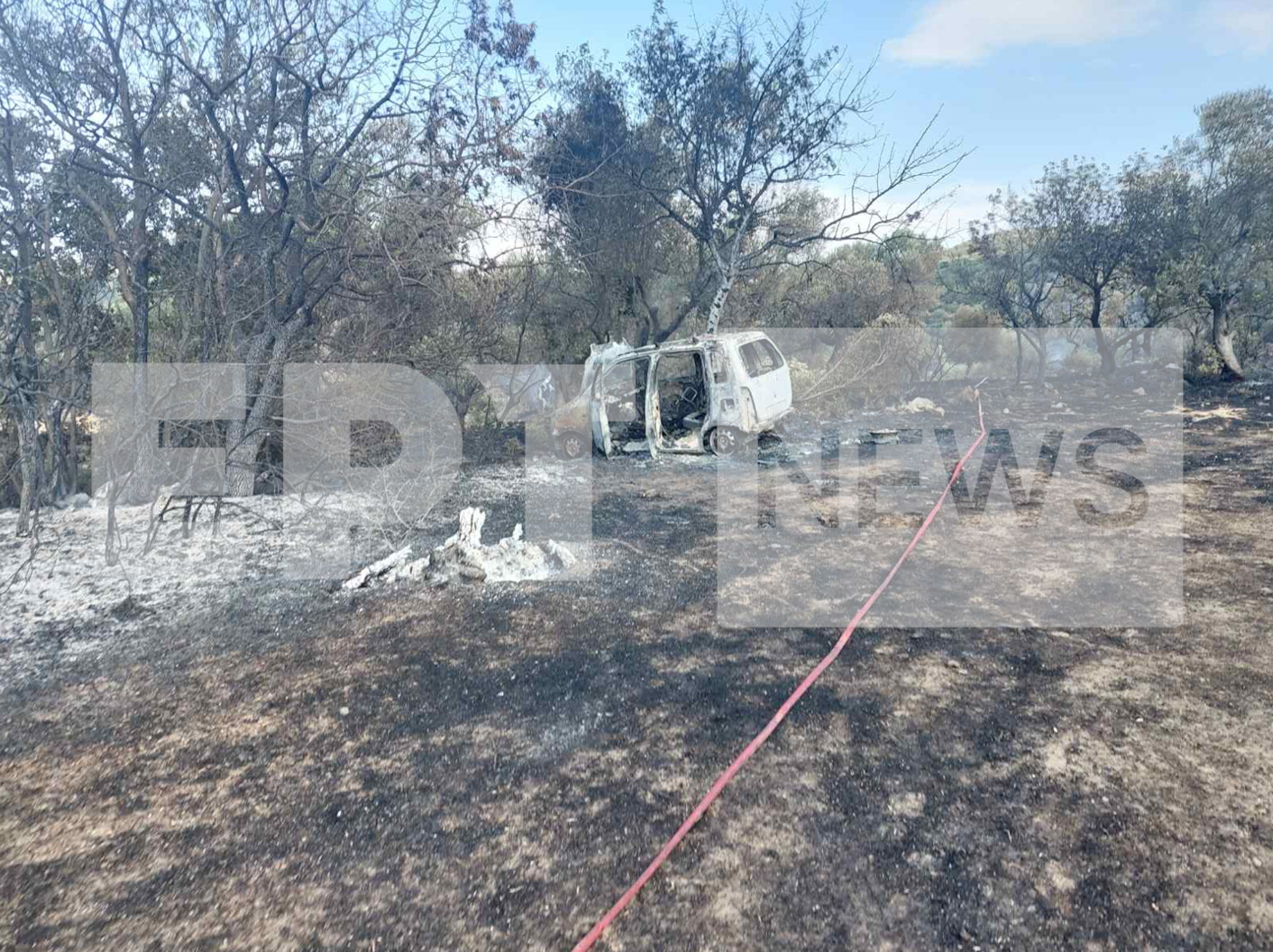 Υπο έλεγχο η φωτιά στον Πολιχνίτο