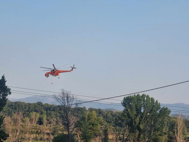 Αρκαδία: Σε επιφυλακή ισχυρές δυνάμεις της Πυροσβεστικής όλη τη νύχτα στο Καστράκι για τυχόν αναζωπυρώσεις (video)