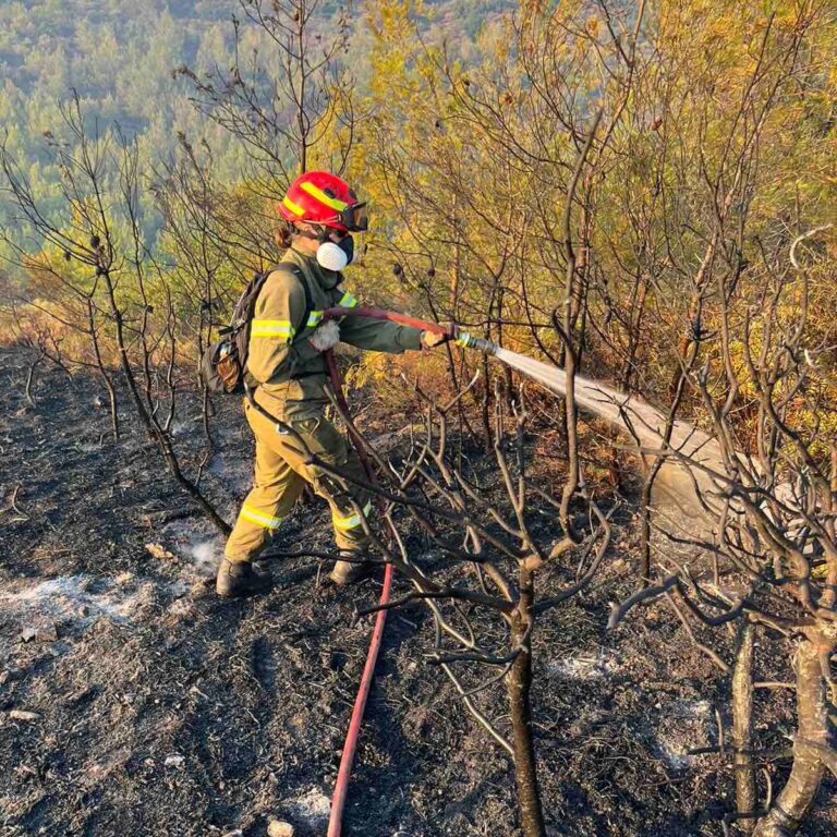 Πολύτιμη η παρουσία των εθελοντών στα πύρινα μέτωπα