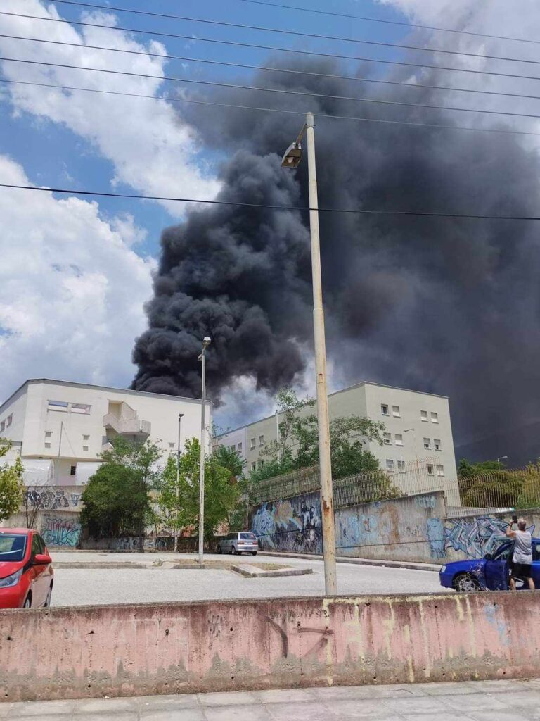Δράμα: Άμεση αντιμετώπιση φωτιάς στο Νοσοκομείο