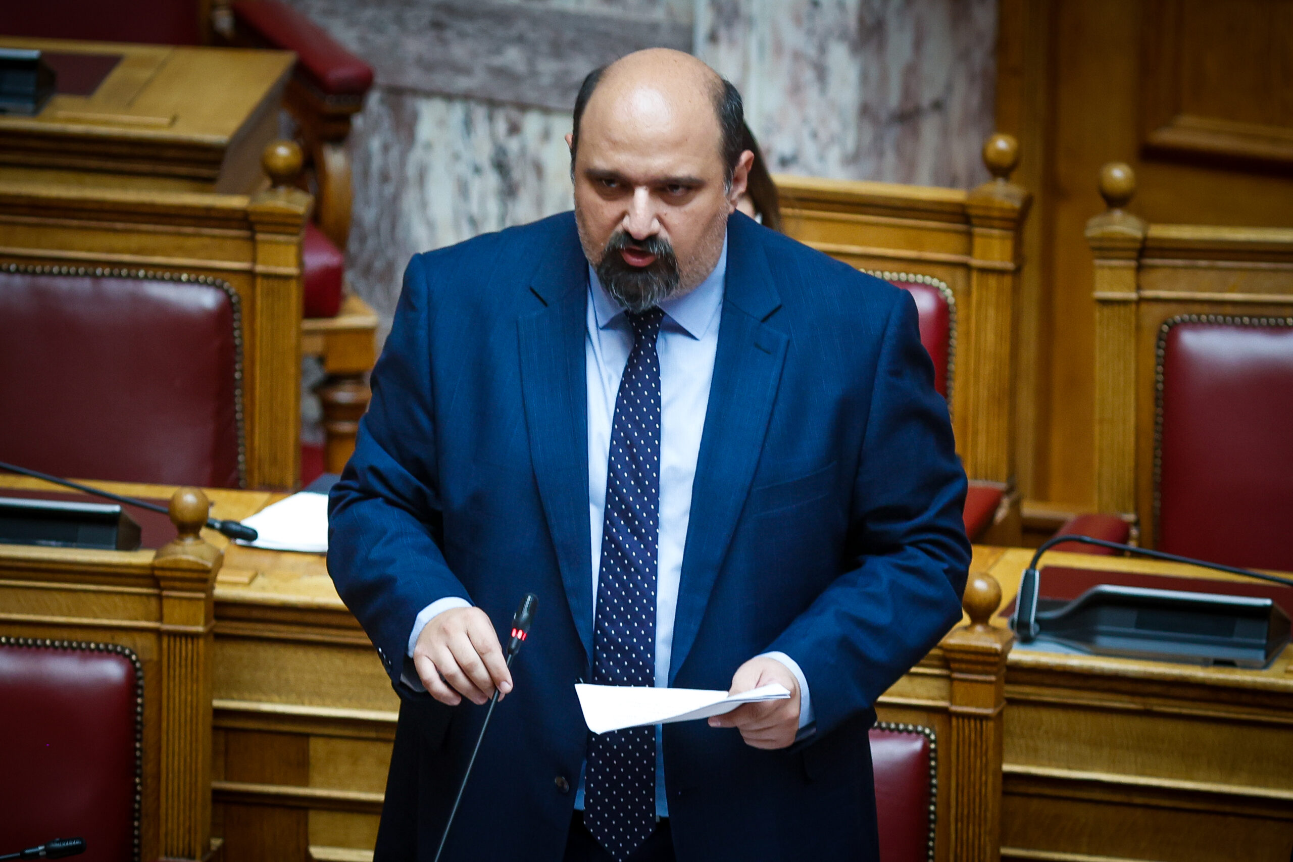 ΤΡΙΑΝΤΟΠΟΥΛΟΣ ΧΡΗΣΤΟΣ ΣΥΡΙΖΑ ΣΥΖΗΤΗΣΗ ΕΠΙΚΑΙΡΩΝ ΕΡΩΤΗΣΕΩΝ ΣΤΗΝ ΟΛΟΜΕΛΕΙΑ ΤΗΣ ΒΟΥΛΗΣ (ΓΙΩΡΓΟΣ ΚΟΝΤΑΡΙΝΗΣ/EUROKINISSI)