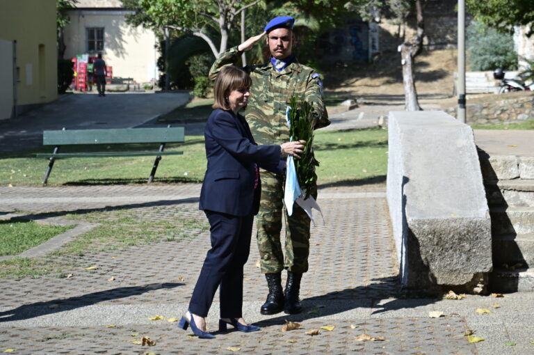Η Πρόεδρος της Δημοκρατίας στο Πάρκο Ελευθερίας για τα 50 χρόνια από την αποκατάσταση της Δημοκρατίας