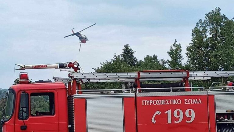 Πρέσπα: Περιορίστηκε το μέτωπο της φωτιάς στο Βροντερό