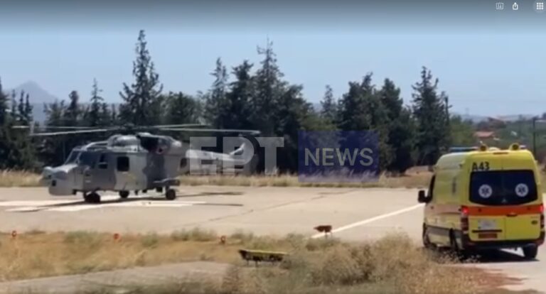 Αίσιο τέλος στην περιπέτεια του Γερμανού τουρίστα στον Γκίγκιλο – Ολοκληρώθηκε η αεροδιακομιδή του στο Νοσοκομείο Χανίων (βίντεο)