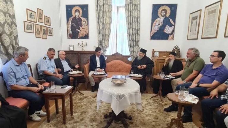Τριήμερη επίσκεψη του ΥΜΑΘ Κ. Γκιουλέκα στο Άγιον Όρος