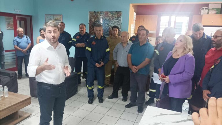 Ν. Ανδρουλάκης από τη Λέσβο: Η πρόληψη είναι το όπλο απέναντι στις επιπτώσεις της κλιματικής κρίσης