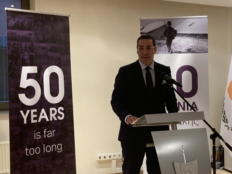 Κ. Κόμπος από Βρυξέλλες: Η τουρκική κατοχή πρέπει να τελειώσει
