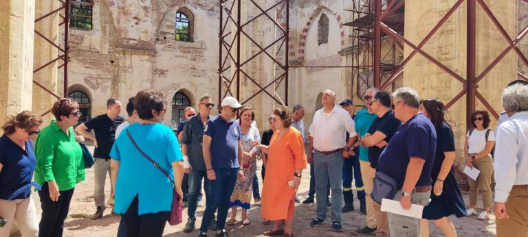 Αυτοψία στο Τέμενος Βαγιαζήτ της Υπουργού Πολιτισμού Λ. Μενδώνη