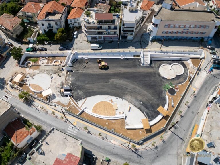 Καβάλα: Προχωρά η ανάπλαση της πλατείας Νεαπόλεως Ποταμουδίων