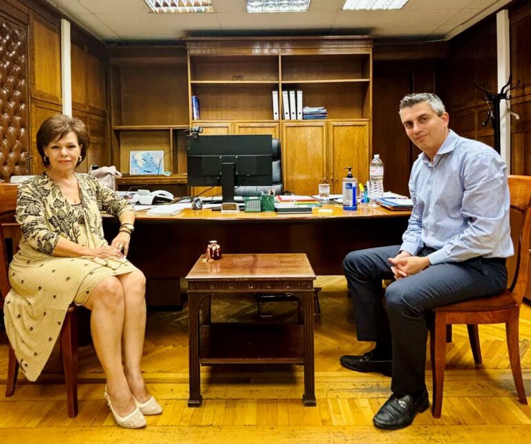 Συνάντηση A. Σκόνδρα με Χ. Δήμα για τη φορολόγηση επιχειρήσεων – αυτοαπασχολούμενων της Καρδίτσας
