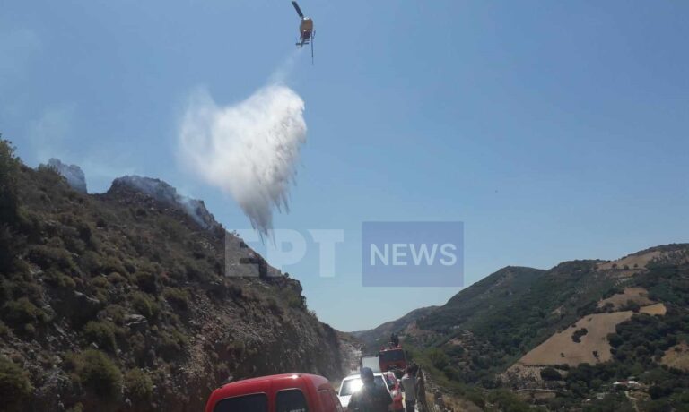 Χανιά: Υπό έλεγχο η πυρκαγιά στα Μεσαύλια Δήμου Πλατανιά