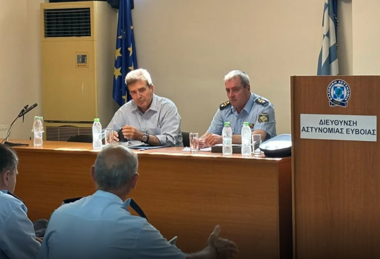 Μ. Χρυσοχοΐδης: Ενίσχυση της αστυνομικής παρουσίας στην Εύβοια
