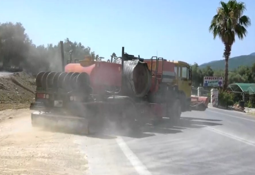 Λεσβος οδικο δίκτυο
