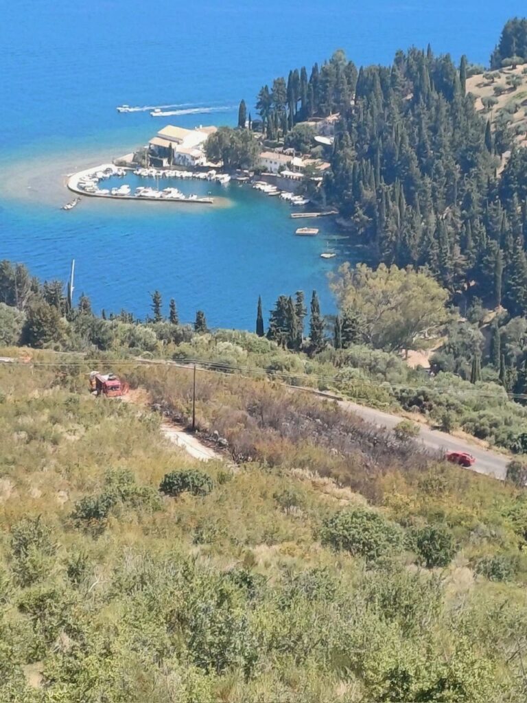 Κέρκυρα: Πέντε στρέμματα έκαψε η φωτιά στην Κουλούρα