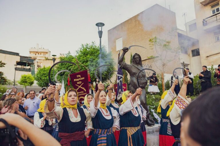 Με λαμπρότητα η τελετή μνήμης για τα 198 χρόνια από τις μάχες της Βέργας και του Διρού