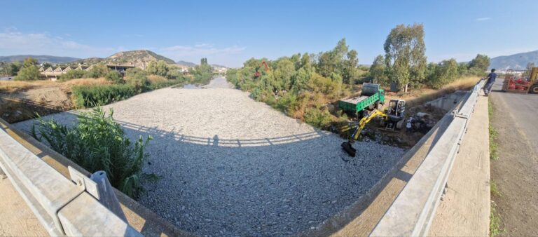 Βόλος: Τοποθετήθηκε και δεύτερο πλέγμα στον Ξηριά για την συγκράτηση των νεκρών ψαριών (φωτό-βίντεο)