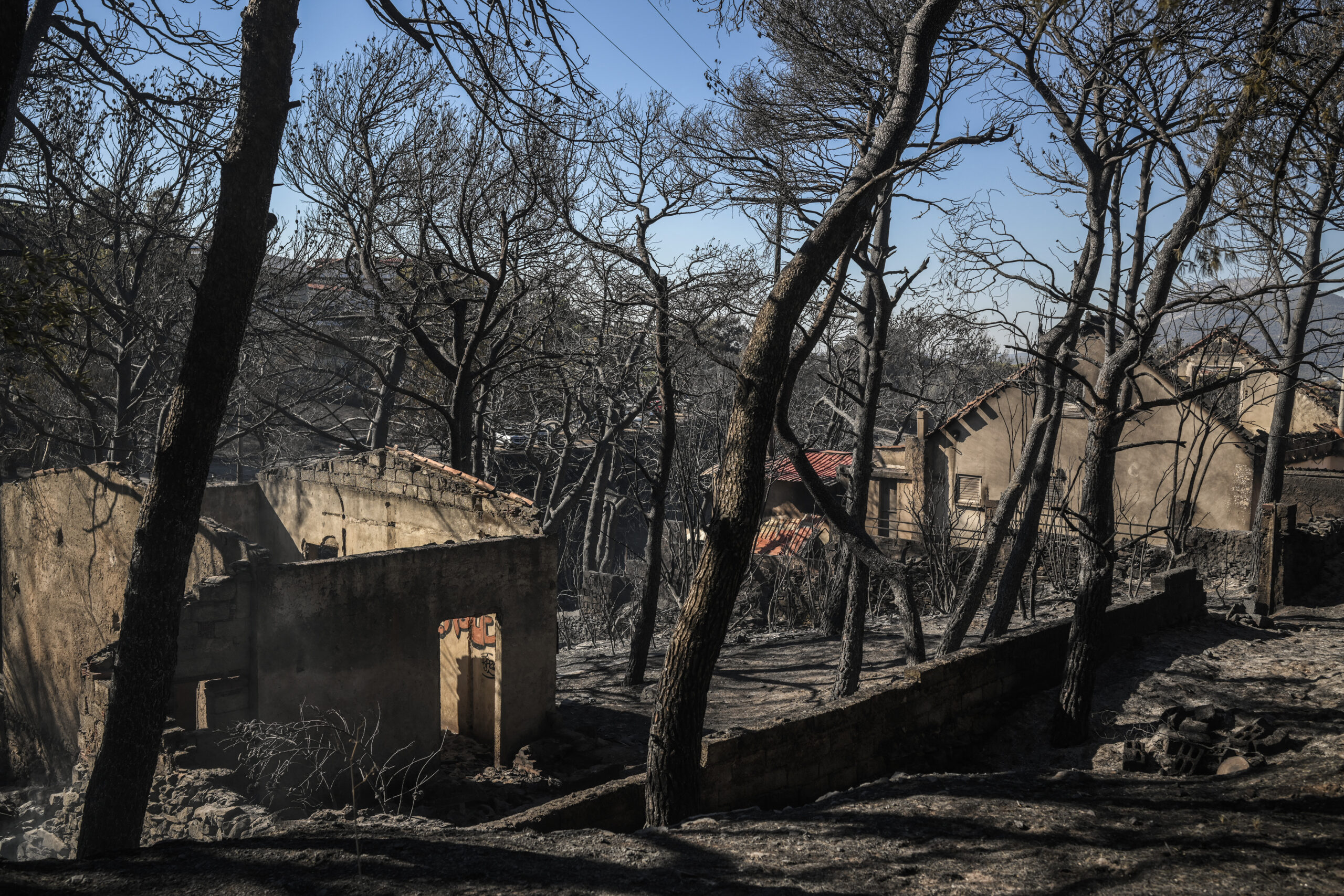 GREECE-CLIMATE-WILDFIRE-AFTERMATH