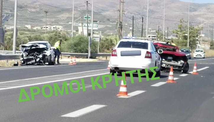 Χανιά: Δύο τραυματίες στο τροχαίο στο Καστέλι Κισσάμου