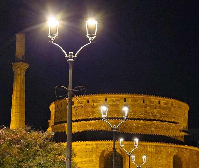 Θεσσαλονίκη: Νέος φωτισμός τεχνολογίας LED στην περιοχή της Ροτόντας