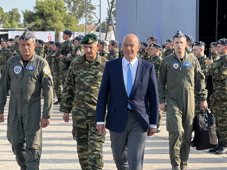 Δένδιας από Ηλεία: Στέρεο μέλλον σε μια δυνατή αεροπορική βάση όπως η Ανδραβίδα