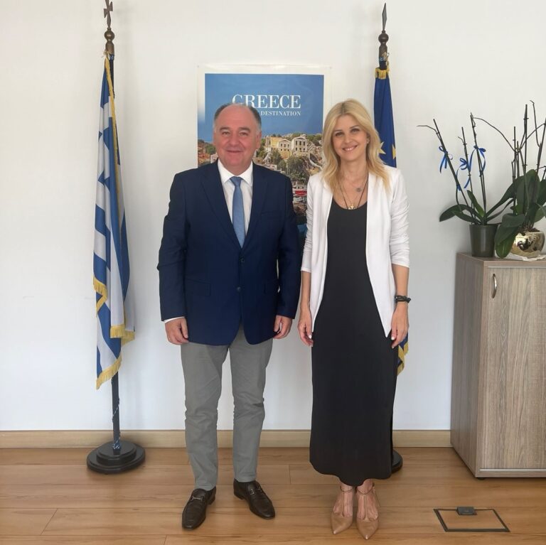Φλώρινα: Συνάντηση του Βουλευτή Σταύρου Παπασωτηρίου με την Υφυπουργό Τουρισμού