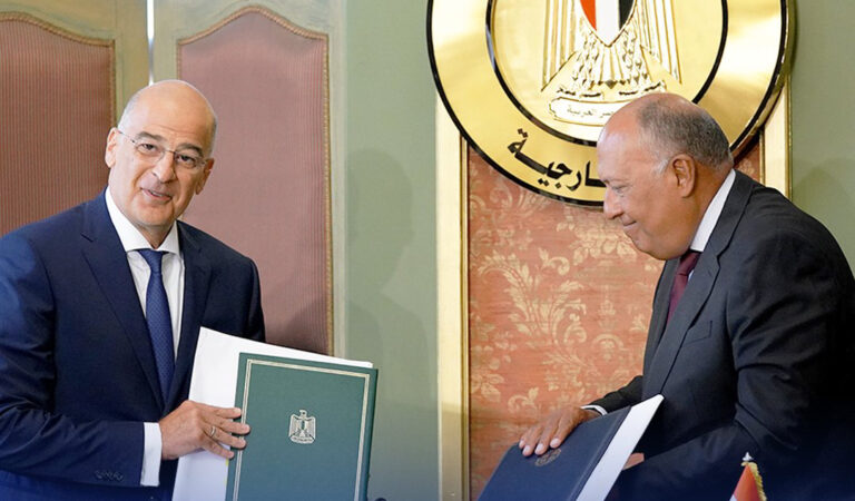 Ν. Δένδιας: Τέσσερα χρόνια από την υπογραφή της Συμφωνίας Οριοθέτησης ΑΟΖ με την Αίγυπτο
