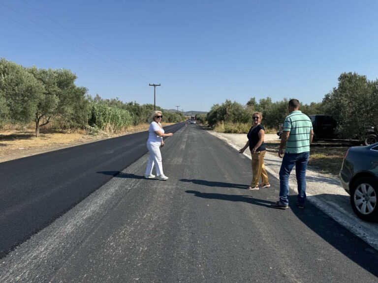 Ασφαλτοστρώσεις οδών σε Κρόκιο και Αχίλλειο