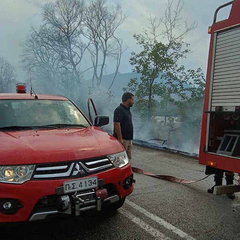 Χανιά: Μεγάλη φωτιά σε δυσπρόσιτη περιοχή στα ορεινά της Κισσάμου