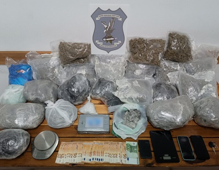 Θεσσαλονίκη: Συνελήφθη έμπορος ναρκωτικών – Εντοπίστηκαν πακέτα με κοκαΐνη, κάνναβη και χαπάκια