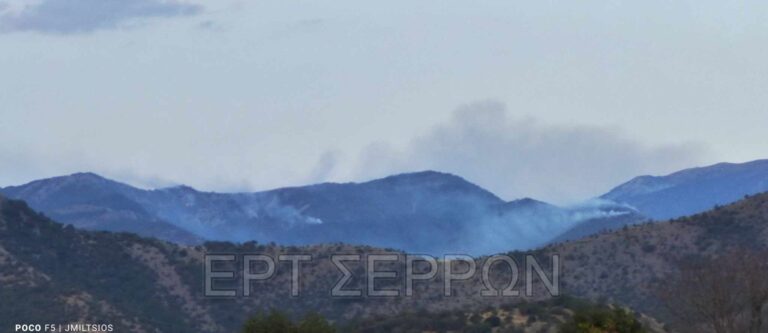 Σέρρες: Σε εξέλιξη για 18η μέρα η φωτιά στο όρος Όρβηλος με τρεις εστίες