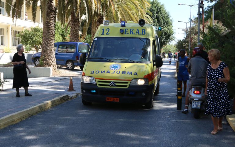 Διαδοχικά τροχαία ατυχήματα στο Ηράκλειο