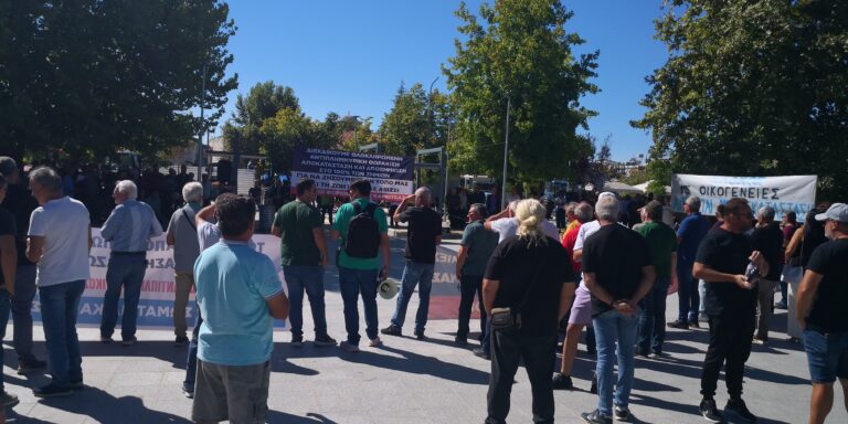 Καρδίτσα: Συλλαλητήριο ένα χρόνο μετά τις καταστροφικές πλημμύρες από τους πλημμυροπαθείς στον Παλαμά