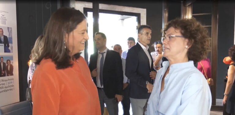 88η ΔΕΘ: Εγκαινιάστηκε το περίπτερο του Συνδέσμου Βιομηχανιών Ελλάδος παρουσία της Νίκης Κεραμέως