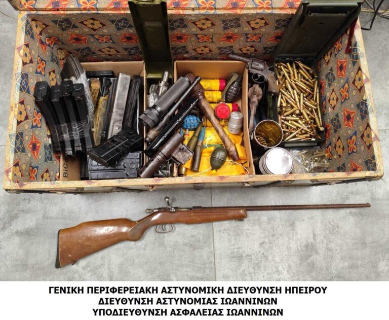 Ιωάννινα: Αποκαλύφθηκε ολόκληρο οπλοστάσιο μετά την απόπειρα αυτοκτονίας 19χρονου