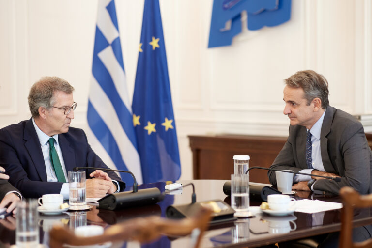 Συνάντηση Κ. Μητσοτάκη με τον Πρόεδρο του Λαϊκού Κόμματος της Ισπανίας
