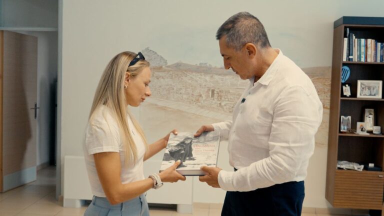 Ο Δ. Κουρέτας υποδέχθηκε την Ολυμπιονίκη Αντ. Ντρισμπιώτη