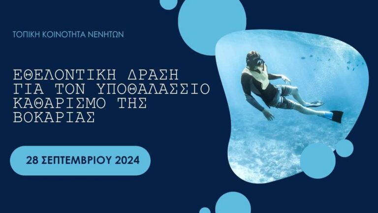 Νένητα Χίου: Καθαρίζουν παραλίες και το λιμανάκι Βοκαριάς