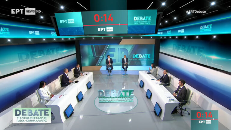 Debate ΠΑΣΟΚ: Έντονες αντιπαραθέσεις και τοποθετήσεις για όλα τα ζητήματα απ’τους 6  υποψηφίους
