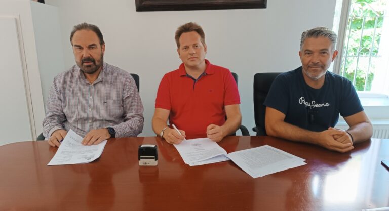 Φλώρινα: Υπεγράφη η σύμβαση του έργου «Διαγραμμίσεις οδών του Δήμου»