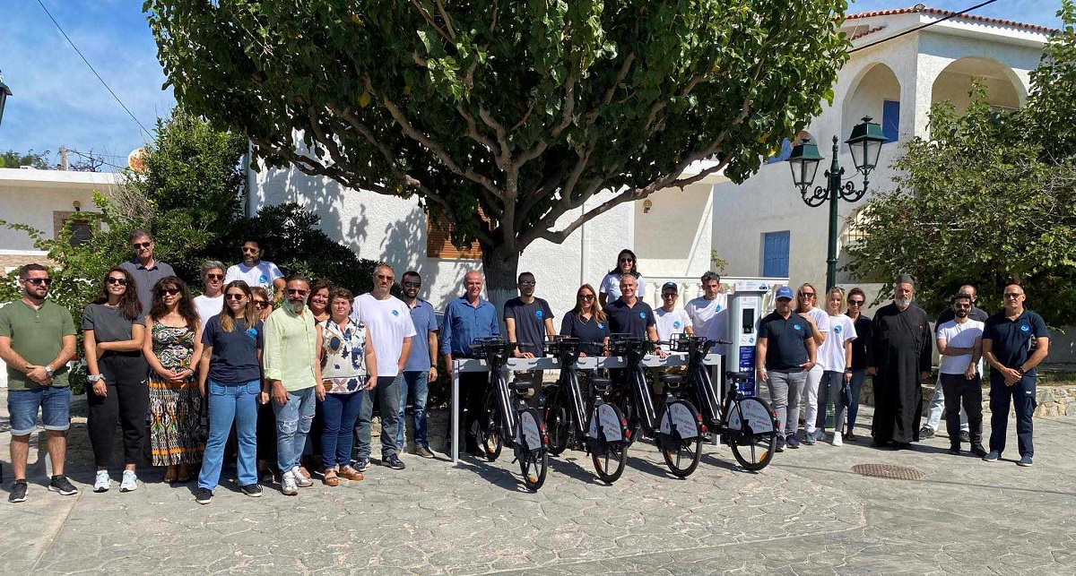 Με 4 κοινόχρηστα ηλεκτροκίνητα ποδήλατα εφοδιάστηκε ο Δήμος των Ψαρών