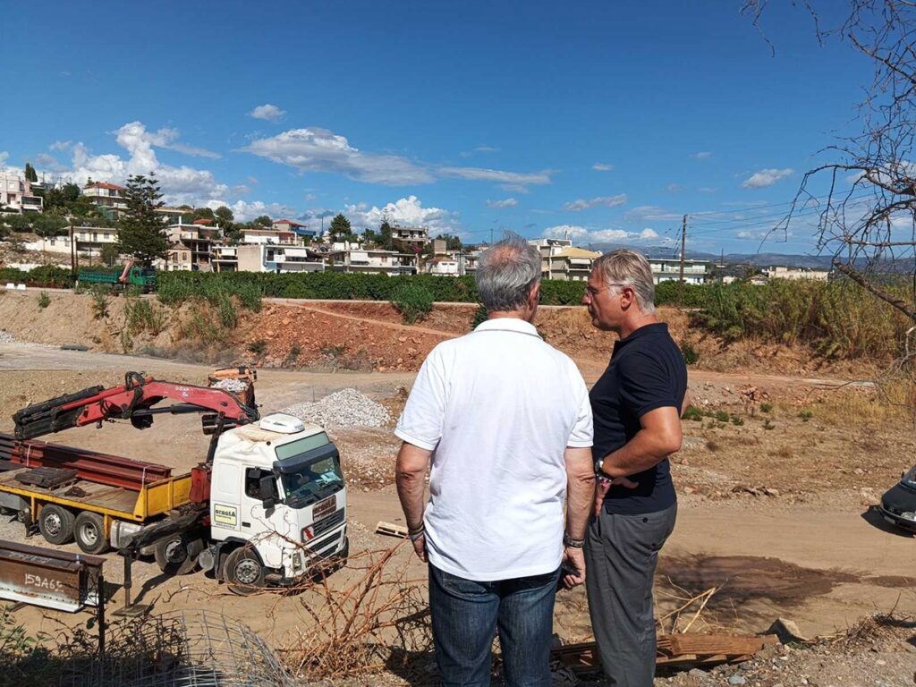 Προχωρούν τα έργα στη νέα γέφυρα της Σκάλας Λακωνίας – Αυτοψία Δ. Πτωχού
