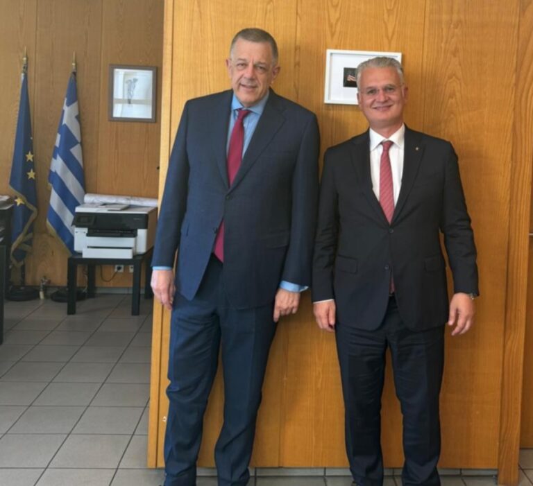 Στο Υπουργείο Υποδομών και Μεταφορών για τα έργα ο Δημήτρης Πτωχός