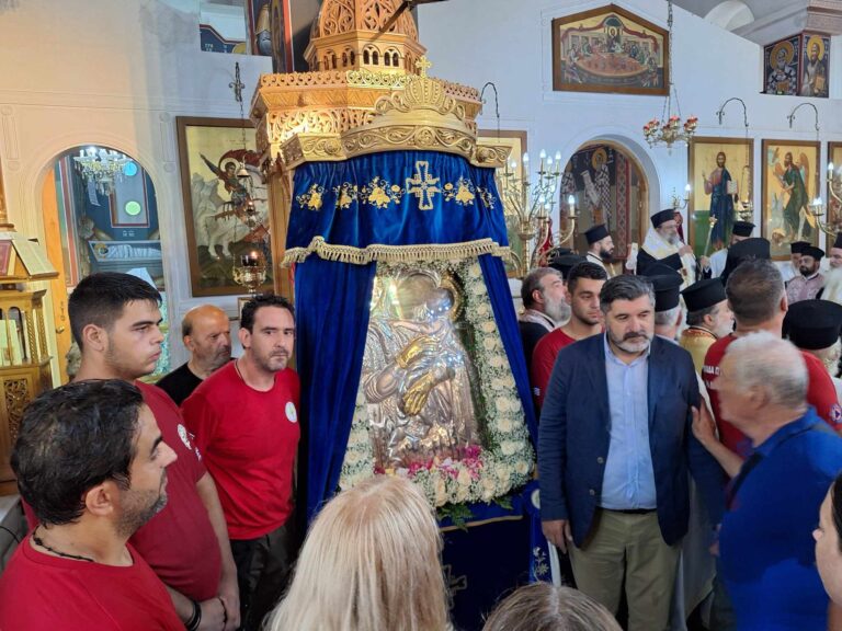 Καλαμάτα: Η Εικόνα της Παναγίας Δημιοβίτισσας στον Ι.Ν. Γενεθλίου της Θεοτόκου στα Γιαννιτσάνικα